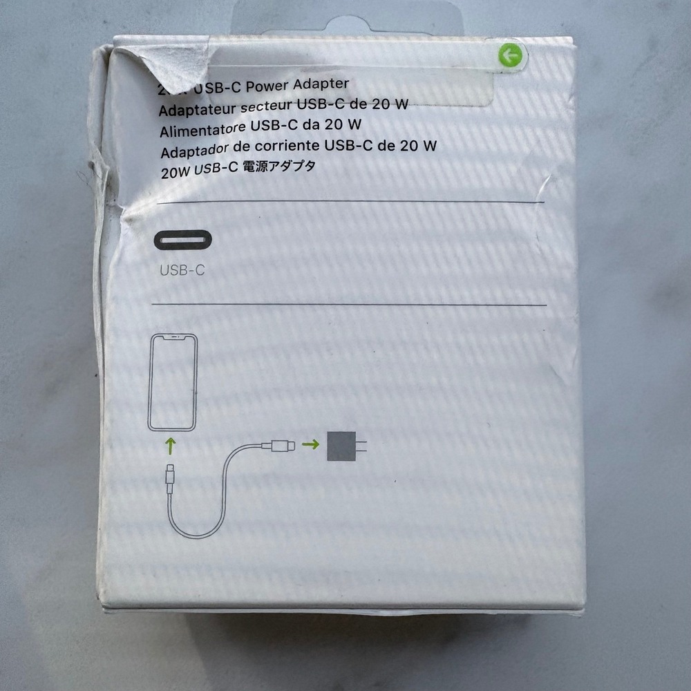 Apple 20W USB-C Power Adapter Wall Charger Block White MHJA3AM/A A2305 NEW - Picture 4 of 4